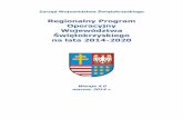 Regionalny Program Operacyjny - PARP · Regionalny Program Operacyjny Województwa Świętokrzyskiego na lata 2014 – 2020 (RPOWŚ 2014 – 2020) stanowi odpowiedź na zdiagnozowane