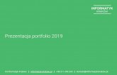 Prezentacja portfolio 2019 - informatyk-krakow.pl · © Informatyk Kraków | informatyk-krakow.pl | +48 511 290 320 | kontakt@informatyk-krakow.pl Prezentacja portfolio 2019