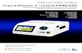 Cryo-S Electric II • Cryo-S PAINLESS...Laryngologia Aparat Cryo-S Electric II to doskonałe rozwiązanie dla kriochirurgii w laryngologii. Pełna automatyka, przycisk nożny i duży