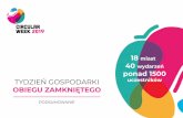 OBIEGU ZAMKNIĘTEGO...11 października 2019 Warszawa Mazovia Circular Congress bez wątpienia można nazwać jednym z najbardziej inspirujących wydarzeń z obszaru gospodarki obiegu