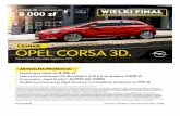 CENNIK OPEL CORSA 3D. - · PDF file Cennik – Opel Corsa 3-drzwiowy Rok produkcji 2016, rok modelowy 2017 Ceny promocyjne* Essentia Enjoy Color Edition Cosmo 1.2 (70 KM) M5 35 600