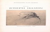 CICLO JOSEPH HAYDN - Juan March Institute...6 ciclo Josep Haydh n terháza. Sonata pars a piano n. 3 8 y 39 (Hob. XVI, 23 y 24). 1778-81 Compon sei «cuartetoes concertantes totals-