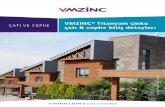 VMZINC Titanyum çinko ÇATI VE CEPHE çatı & … Detay Bitileri 2019.pdfVMZINC® Titanyum çinko çatı & cephe bitiş detayları • 5 Dere ve oluklar: Gizli dere, asma oluk & balkon