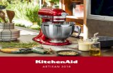 ARTISAN - KitchenAid · 2020-06-22 · ARTISAN 1616 17 Whatever youre creating, our iconic Stand Mixers and their extensive range of attachments and accessories will inspire you throughout