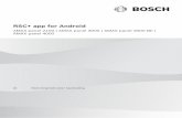 RSC+ app OM Android NL...RSC+ app for Android 3 Inhoudsopgave | nl Bosch Security Systems B.V.Bediening/Gebruiker handleiding2019.08 | 03 | F.01U.358.474 Inhoudsopgave1Beknopte informatie