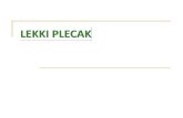 LEKKI PLECAK - sp1.bedzin.edu.plsp1.bedzin.edu.pl/wp-content/uploads/2019/11/Lekki... · E - wysokość stołu należy dobrać tak, aby łokcie przy kończynie górnej zgiętej pod