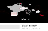 Black Friday - Kei.pl · 2020-06-05 · odbiorców na fakt, że planowanie dużych akcji ... Badanie opracowane na podstawie danych dotyczących 500 e-commercowych Klientów Kei.pl
