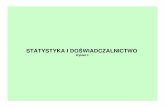 STATYSTYKA I DO ŚWIADCZALNICTWOserwis.netstrefa.pl/ogrodnictwo/dzienne/3.pdfStatystyka testow ą jest warto ść U. Hipoteza zerowa jest taka sama jak w przypadku testu t, czyli w