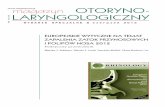 EPOS wyd spec ang 2013 · WYDANIE SPECJALNE sierpieƒ 2013 magazyn OTORYNO-ISSN 1643-0050 LARYNGOLOGICZNY . 2 European Position Paper on Rhinosinusitis and Nasal Polyps 2012. 3 Val