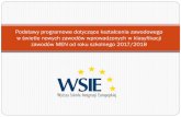Podstawy programowe dotyczące kształcenia zawodowego ...wsie.pl/wp-content/uploads/2017/10/podstawy... · Podstawy programowe dotyczące kształcenia zawodowego w świetle nowych