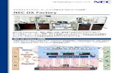 NEC DX Factory · 2020-03-17 · NEC DX Factory NEC DX Factoryが実現する次世代のものづくりとは？ ローカル5Gでスマートファクトリー実現を加速 常に変化するものづくり環境と共に成長し、次世代もの