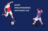RAPORT RYNEK SPONSORINGU SPORTOWEGO 2018 · 2018-03-02 · Wymienionym firmom, a takżedotychczasowym partnerom –Evolutio, Havas Sports & Entertainment (Havas Media Group) oraz