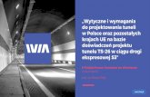 w Polsce oraz pozostałych krajach UE na bazie doświadczeń ... · tunelu TS-26 w ciągu drogi ekspresowej S3” II Polskie Forum Tunelowe we Wrocławiu. 21-22.01.2020 r. mgr inż.