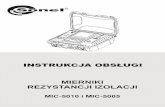MERSERWIS - Mierniki, Rejestratory, Analizatory ... · INSTRUKCJA OBSŁUGI MIC-5010 wersja 1.08 5 1 Bezpieczeństwo Przyrządy MIC-5010 i MIC-5005, przeznaczone do badań kontrolnych