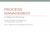 PROCESS MANAGEMENTfem.put.poznan.pl/poli-admin/didactics...Program 1. Company’scharacteristic (real case) •Organizational type and profile •History •Human resources and organizational
