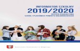 INFORMATOR SZKOLNY 2019/2020 · Oferta edukacyjna na rok szkolny 2019/2020 dla absolwentów szkół podstawowych NAZWA KLASY PRZEDMIOTY NAUCZANE W ZAKRESIE ROZSZERZONYM PRZEDMIOTY