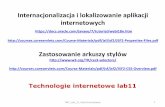 Internacjonalizacja i lokalizowanie aplikacji internetowychzofia.kruczkiewicz.staff.iiar.pwr.wroc.pl/wyklady/ti... · 2019-11-18 · Działanie programu -ustawiony język typu