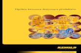Ogólna broszura dotyczàca produktów · 2018-09-12 · 4 I Renold - Ogólna broszura dotyczàca produktów Przek∏adnie z osiami prostopad∏ymi jPM Motoreduktory Êlimakowe w