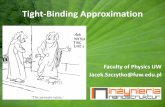 Prezentacja programu PowerPointszczytko/LDSN/2_LDSN_2015_Tight_Binding.pdfBloch function has a form: Periodic function, so-called Bloch factor Generally non-periodic function Example: