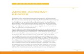 ADOBE ACROBAT · PDF file 2019-11-05 · Adobe Acrobat Reader, to jest w stanie odczytać dokument *.pdf niezależnie od pozostałego opro-gramowania. Po drugie: Adobe Acrobat Reader