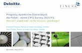 Deloitte CFO Survey 2015 H1...• Główne zagro żenia 10 • Priorytety strategiczne 11 • Finansowanie i koszty długu 12 - 14 • Apetyt na akwizycje 15 • Raportowanie danych