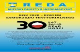 ROK 2020 – ROKIEMmiasto.reda.pl/wp-content/uploads/2020/06/um_reda... · 2020-06-10 · ROK 2020 – ROKIEM SAMORZĄDU TERYTORIALNEGO 27 maja 1990 roku obchodziliśmy 30 rocznicę