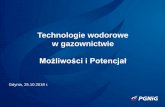 Technologie wodorowe w gazownictwieklasterwodorowy.pl/images/pliki/aktualnosc_15_11_2018/... · 2018-11-15 · Magazynowanie energii w systemie gazowniczym (1) Koncepcja Nadmiar taniej