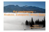 Pył zawieszony – Kraków, Zakopane, Nowy Sącz · 2014-04-18 · Zakopane - - - 45 56 46 44 38 37. 20 Stopnie zagrożenia zanieczyszczeniem powietrza Plan działań krótkoterminowych