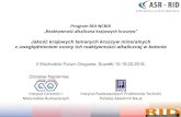 Program RID NCBiR „Reaktywność alkaliczna krajowych ... · „Reaktywność alkaliczna krajowych kruszyw" Jakość krajowych łamanych kruszyw mineralnych z uwzględnieniem oceny