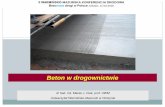 Beton w drogownictwie - Nawierzchnie Betonowenawierzchniebetonowe.com.pl/wp-content/uploads/2018/06/01_Beto… · →Reaktywność alkaliczna 0 . 22 KRUSZYWO Właściwości kruszyw