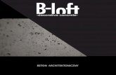 B-loft architectural concrete - WallSetwallset.co.uk/downloads/CONCRETE PANELS brochure 2018.pdf · Beton architektoniczny B-loft Naturalny, minimalistyczny charakter, wyrazista faktura