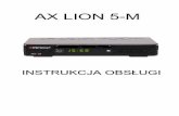 AX LION 5 M · Elektroniczny przewodnik po programach. 23. TV/RADIO: Przełączaj między TV / RADIO. 3. Instalacja. 3.1 . Wyszukiwanie ręczne. Menu-> Instalacja-> Wyszukiwanie ręczne