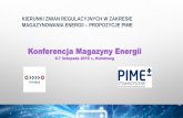 Konferencja Magazyny Energiimagazyny.ptpiree.pl/konferencje/magazyny/2018/po/... · • Warsztat dla inwestorów elektromobilnościw technologii wodorowej –źródło OZE (farma