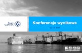 Konferencja wynikowa · 23 Rada Gminy Kosakowo pozytywnie zaopiniowała poszerzenie granicy portu o tereny PogórzaiDębogórza(gm.Kosakowo). Cele projektu: stworzenie zapleczalogistyczno-przemysłowego