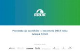 Prezentacja wyników 1 kwartału 2015 roku Grupa KRUK€¦ · 2016 2017 1kw. 2018 Przychody i marża inkaso (w mln zł i jako % przychodów) 31% 28% 25% 21% 9,2 8,9 14,9 3,1 2015