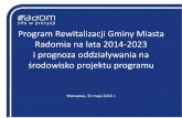 Program Rewitalizacji Gminy Miasta Radomia na lata 2014-2023 i … · 2017-12-08 · tworzenie przestrzeni wspólnych, miejsc do ... (poprawa nawierzchni ulic, chodników, tworzenie