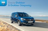 Dacia Dokker & Dokker Stepway · przestrzeni. Tylna kanapa, dzielona w układzie 1/3-2/3 i składana do pionu, umożliwia przejście od konfiguracji 5-miejscowej do konfiguracji 4-,