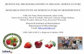 BENEFICIAL MICROORGANISMS IN ORGANIC ... - lodzkie.pl · THE COLLECTION IN SYMBIO BANK CONTAINS (NUMBERS) AMF spores isolated from the rhizosphere soil of the species: • strawberry