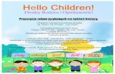powtórzenieprzedszkole-lubichowo.pl/zadania/1/2020-05-19 powtórzenie.pdf · Hello Children! Drodzy Rodzice i Opiekunowie! Propozycja zabaw jÇZYkOWYCh ma tydzieó bieiacy. Wspólnie