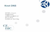 CZ.NIC, z.s.p.o. Ondřej Surý ondrej.sury@nic.cz 25. 6 ... · Open-source authoritative-only DNS server – Developed in an open way (including our mistakes) Usable for root, TLDs