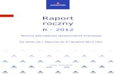 SF-MSSF R 2012 - Apator · Sprawozdanie finansowe za rok 2012 Nazwa jednostki: APATOR SA Strona 1 Okres obj ęty sprawozdaniem finansowym: 01.01.2012 – 31.12.2012 Waluta sprawozdawcza: