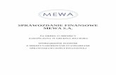 SPRAWOZDANIE FINANSOWE MEWA S.A. - Money.plstatic1.money.pl/d/gielda/raporty/2012/6800_Jednostkowe...Sprawozdanie finansowe Mewa S.A. Za okres 12 miesięcy zakończony dnia 31 grudnia