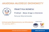 Akademia Młodego Ekonomisty€¦ · Uniwersytet Ekonomiczny we Wrocławiu 12 czerwca 2017 r. ... Promocja miasta – korzyść i odpowiedzialność. UEFA EURO 2012™ Jak żyć po
