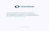 DATAWALK CAPITAL GROUP SUMMARY OF THE CONDENSED … · 2019-08-07 · SUMMARY OF THE CONDENSED INTERIM FINANCIAL STATEMENTS FOR THE 1st QUARTER OF 2019. DataWalk Spółka Akcyjna