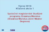 programy Erasmus Mundus (Erasmus Mundus Joint Master … · Erasmus Mundus je svetoznáma značka! ⇒vysoko integrované spoločné študijné programy, ktoré zabezpečujú medzinárodné
