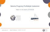 Nabór na rok szkolny 2019/2020 - OPITUopitu.pl/wp-content/uploads/2019/07/prezentacja-sppu.pdf · Programy krótkie, trwające zaledwie kilka godzin lekcyjnych, nie rokują ... jak