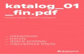 katalog 01 ﬁn - drukomat.pl · Początkujących i zaawansowanych twórców graﬁki – projektantów poszukujących inspiracji, marketerów ... udostępniając zdjęcie magazynu