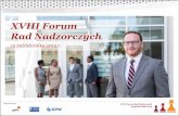 XVIII Forum Rad Nadzorczych - PwC · Prudential regulator •Listing Rules •Disclosure & Transparency Rules Department for Business, Innovation and Skills Government •Company