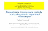 Biologicznie inspirowane metody w rozwi ązywaniu zagadnie ń …l5.pk.edu.pl/~slawek/MKM/T.Burczynski.pdf · 2010-01-02 · Gregor Mendel (1822-1884) Charles Darvin (1809-1882) GENETYKA