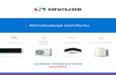 Cennik Sinclair nr 02/2019 Cennik Sinclair nr 02/2019klimatyzacjamielec.pl/.../04/sinclair-cennik-02-2019.pdf · 2020-04-07 · Cennik Sinlair nr 02/2019 Cennik Sinlair nr 02/2019